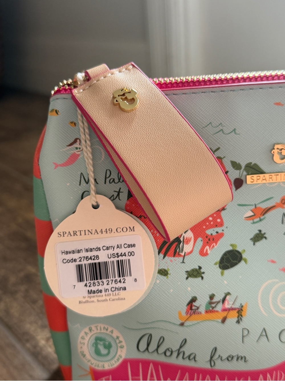 NWT Spartina 449 Hawaiian Islands Carry All Case - Picture 10 of 10